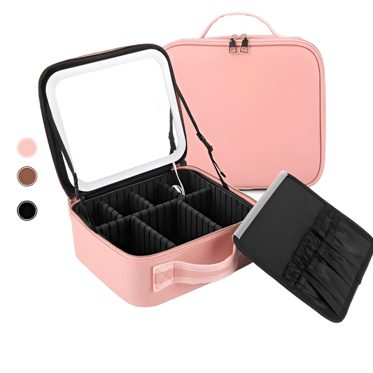 Bolsa Cosmética com Espelho LED